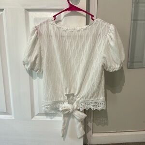 Boutique Small Shirt- Tie Knot on the back Small